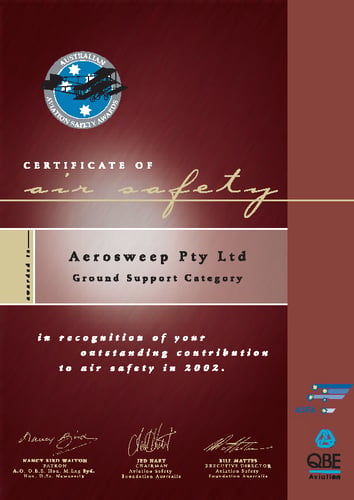ASFA Certificate