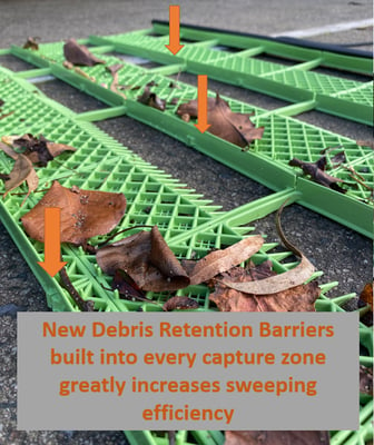 New Debris Retention Barriers