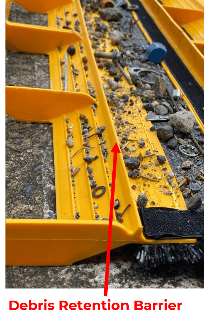 Debris Retention Barrier Portrait