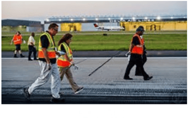 people on FOD walk
