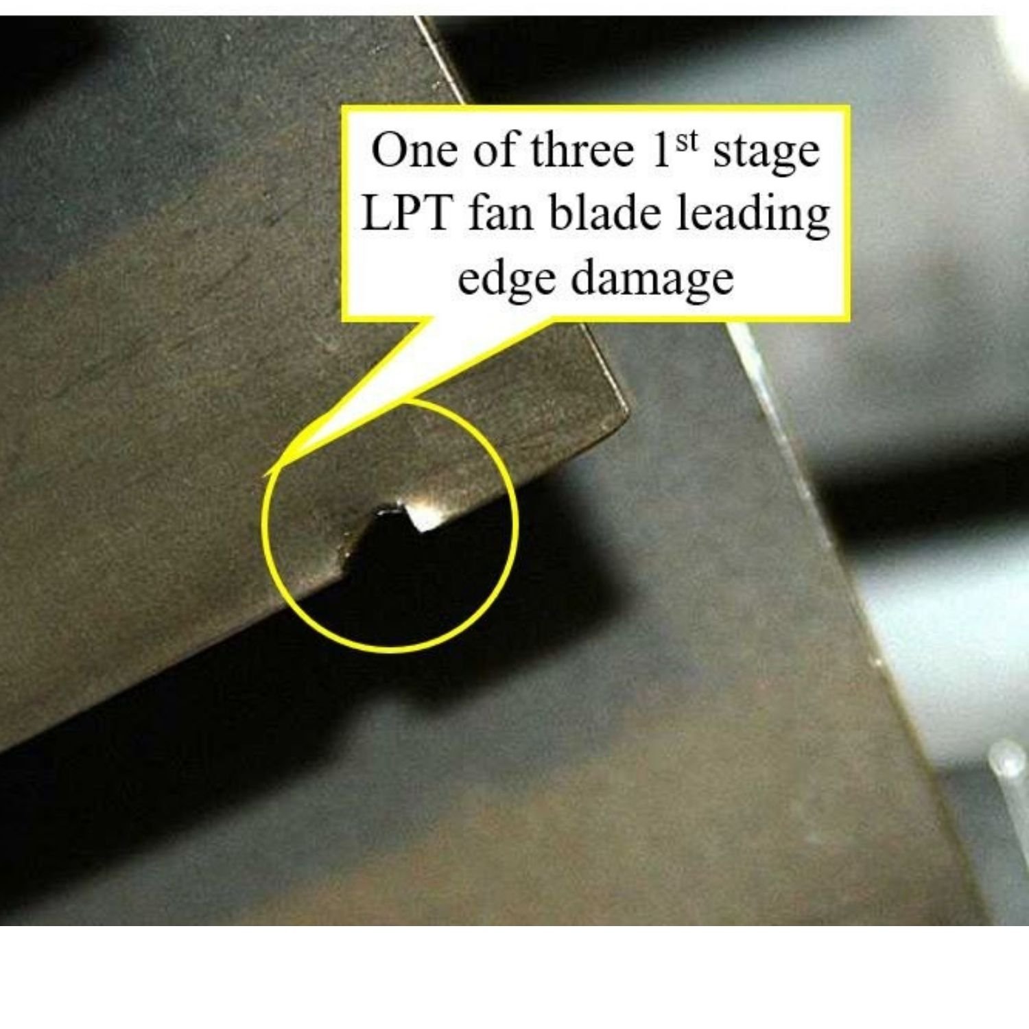 Turbofan FOD damage Runway sweeper