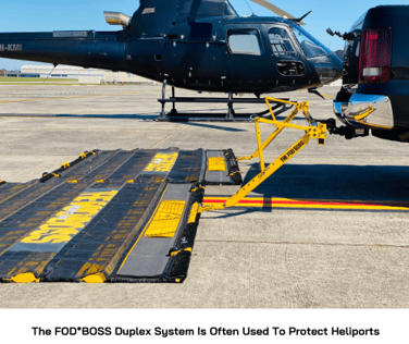 Heliports Should Be Using FOD Sweepers too