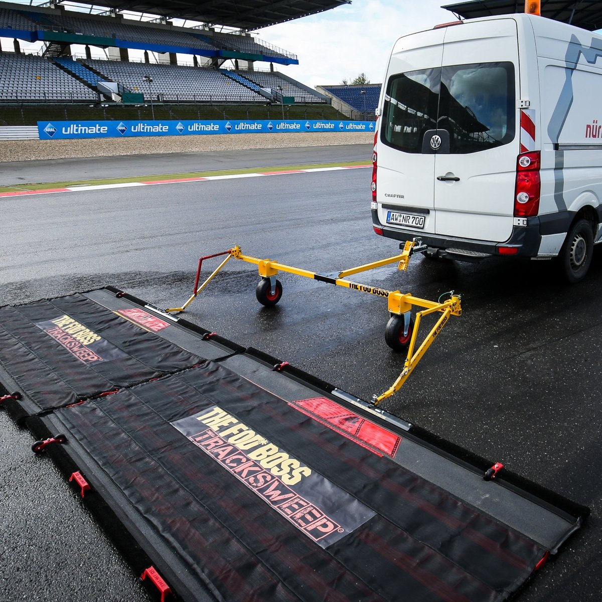 FODBOSS motorsport racetrack sweeper