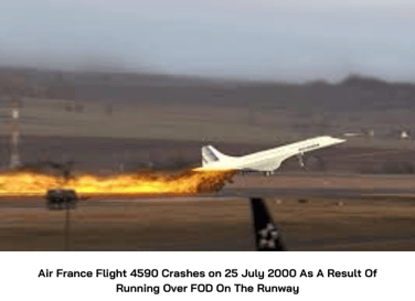 Air France Flight 4590 Crashes Because of FOD