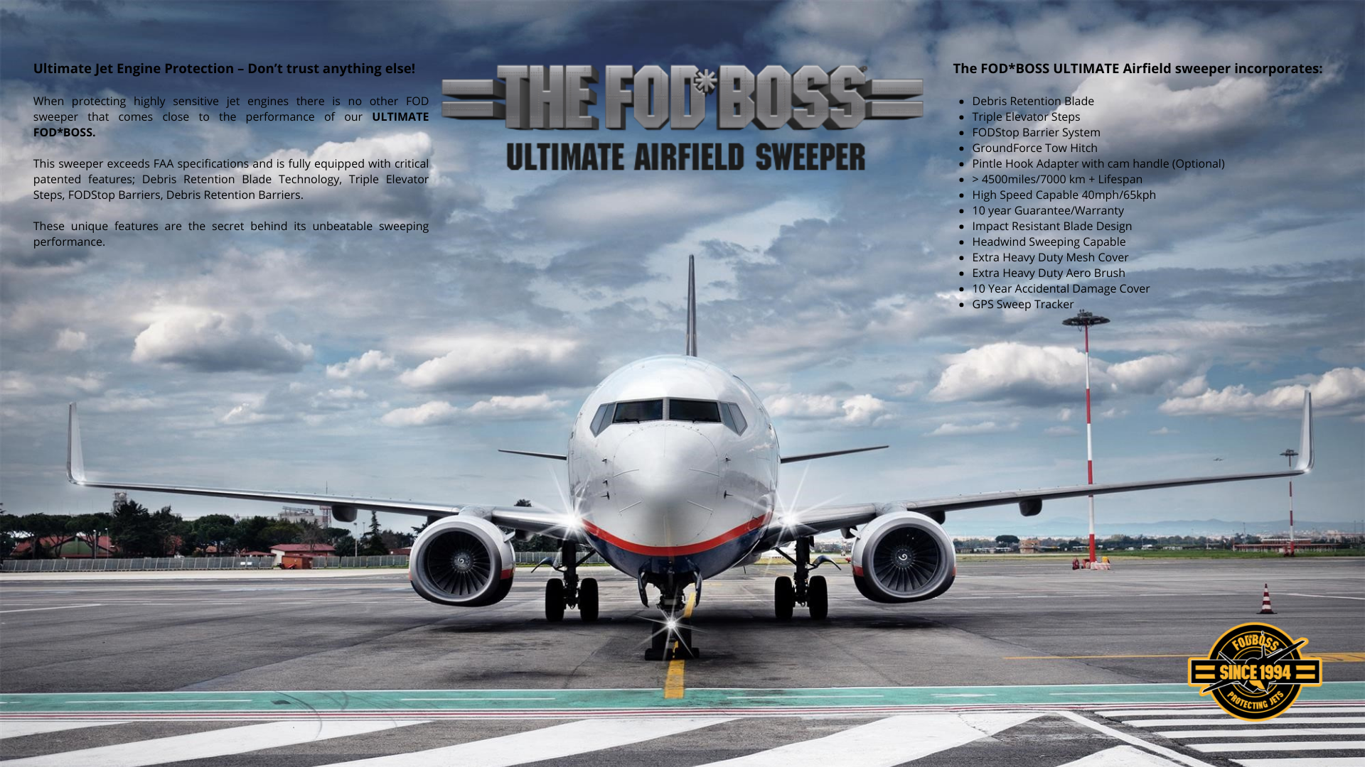 The Fod Boss Ultimate Air Field Sweeper